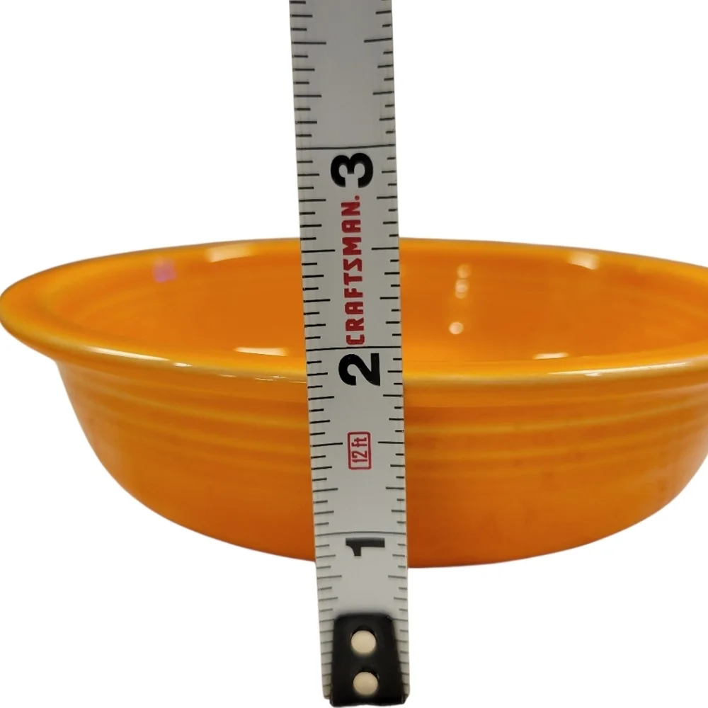 Classic Rim 6 7/8 Inch Cereal Bowl 19oz TANGERINE